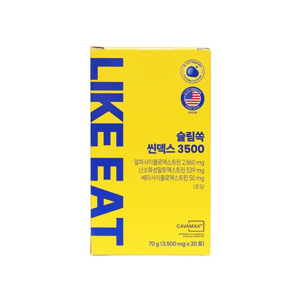 

Like it Slim Ssock ThinDEX 3500 Alpha Cyclodextrin, 70g, 1 Box