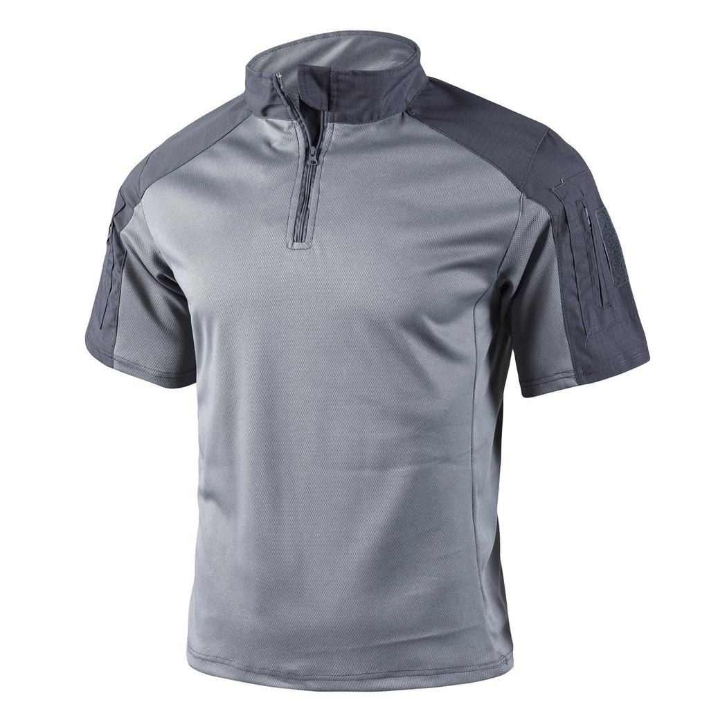 Men's Summer Short Sleeved American Camouflage Outdoor Training Suit