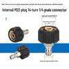 High-Pressure Water Spray Gun & Hose Fittings with M22-1/4 and M22-3/8 Quick Connect