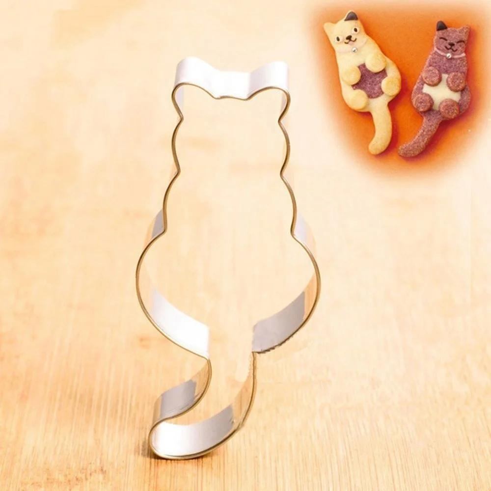 1pc Delightful Cat-Shaped Aluminum Baking Cake Mold | Create Purr-fect Cookies, Ideal for Hotel/Commercial Use, Restaurants