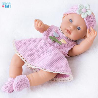 Cross-border Hot Sale 12-inch Baby Doll Cute Vinyl Doll Sleeping With Soothing Doll Doll Factory Direct Sales
