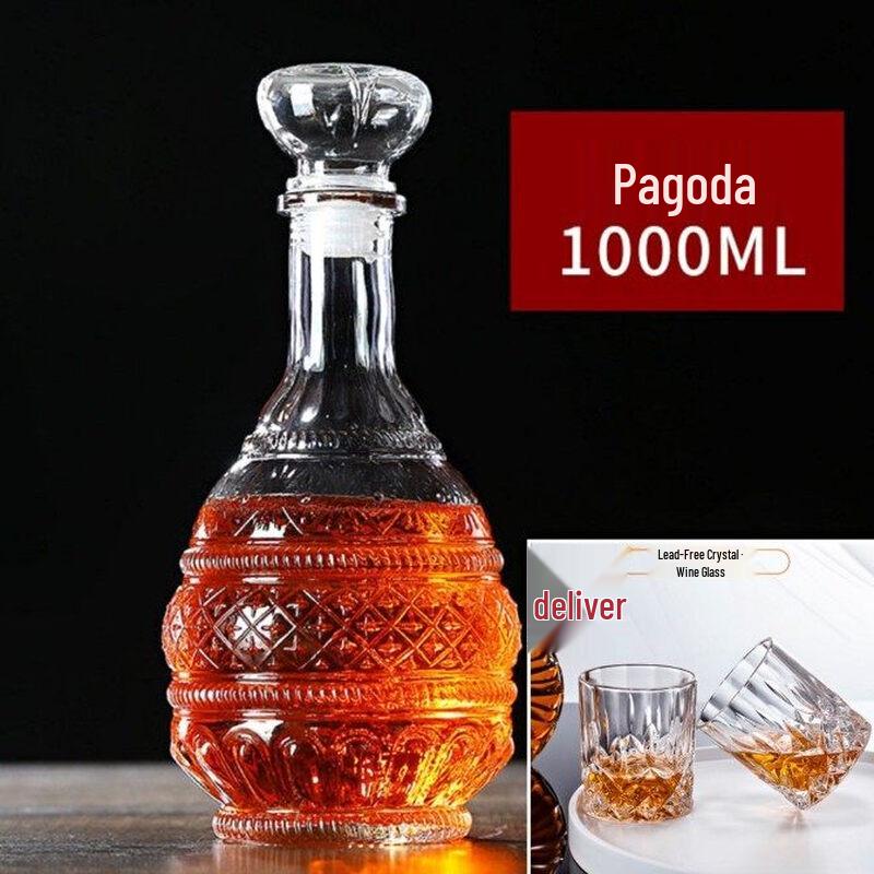 ZISIZ Glass Wine Decanter