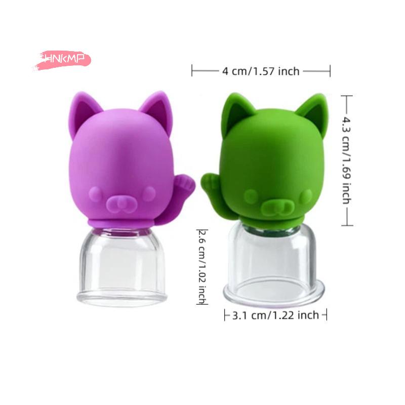 1/3Pcs Silicone Vacuum Suction Cupping Cups for Massage Facial Skin Lifting Body Leg Arm Back Shoulder Muscle Therapy