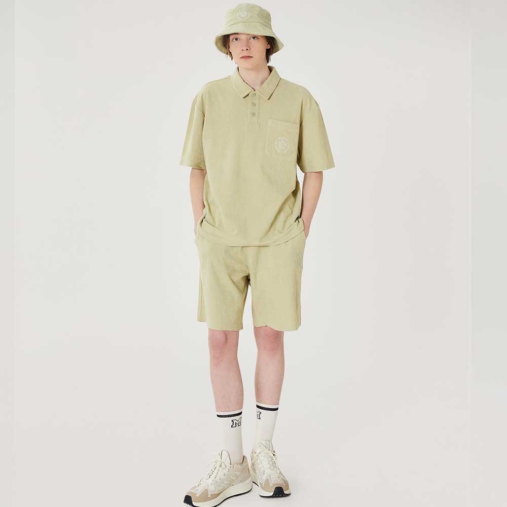 MARKM Solid Terry Shorts Olive (Mgfbc4717)