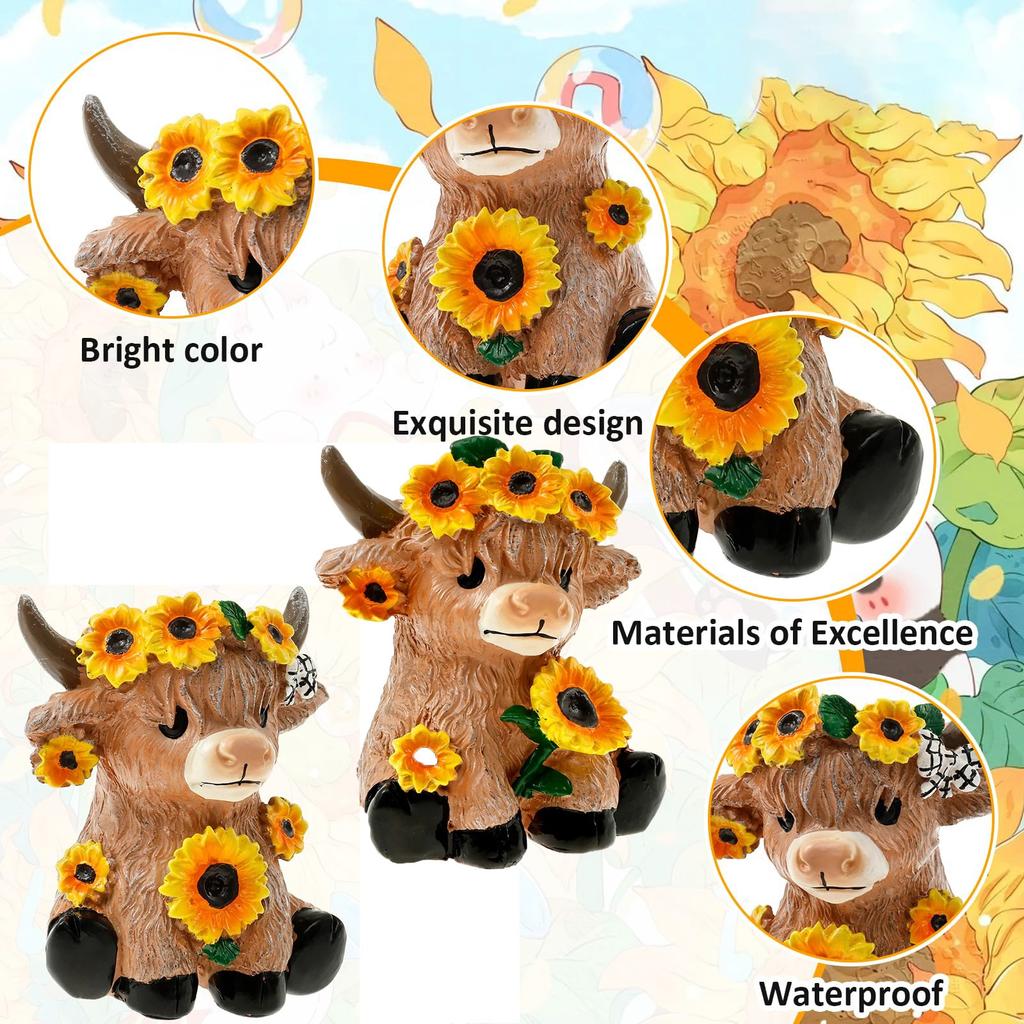 Cow Home Garden Decoration Dining Table Home Decoration Gift