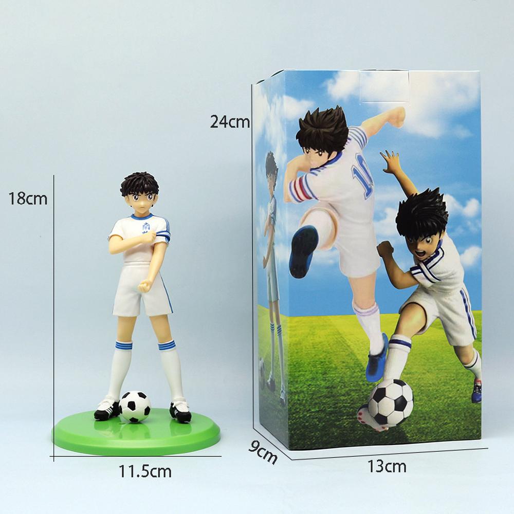 Captain Tsubasa Anime Figure Ozora Tsubasa Action 18cm PVC Hyuuga Kojirou/Wakabayashi Genzou Figurine Collection Model Toys