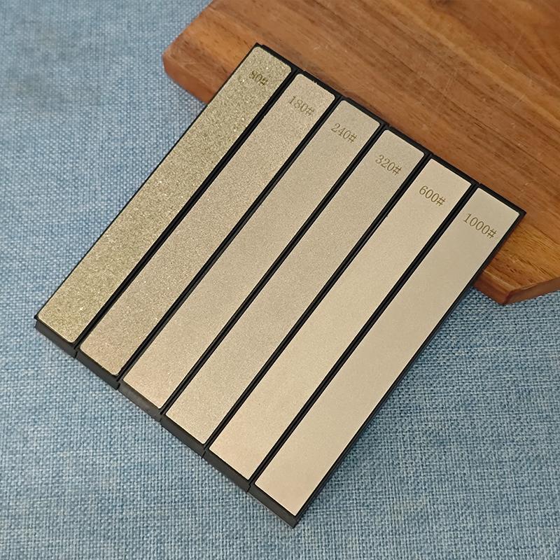 6-Piece Diamond Sharpening Kit - Professional Multi-Grit Whetstone Set with Angle Guide & Case for Knives, Tools, Outdoor Gear