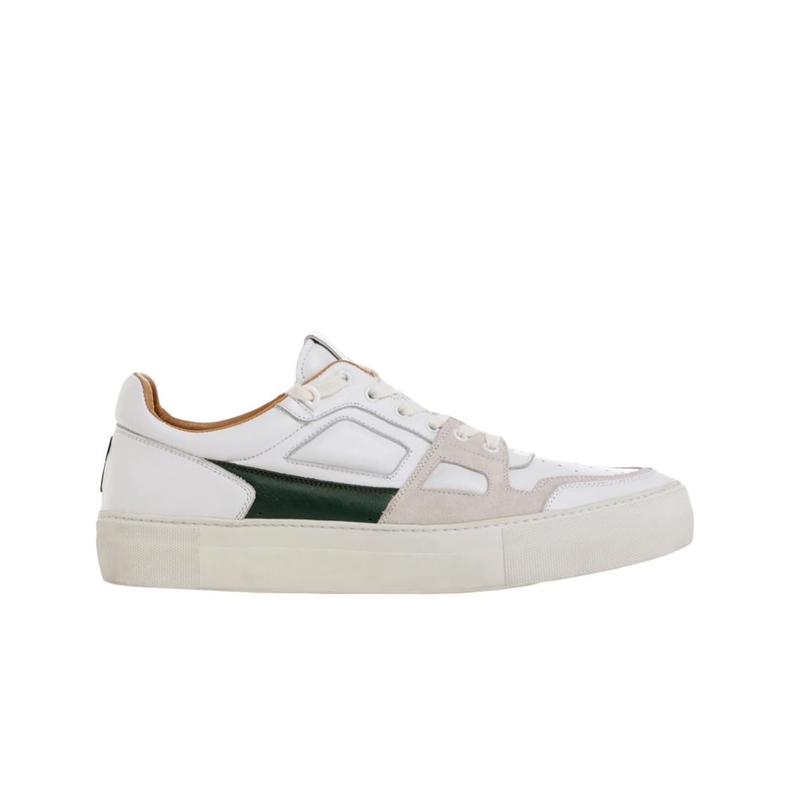 

Ami Low Top Sneakers White Green EU 39
