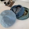 Newsboy Cap Denim Beret Korean Style Octagonal Hat Fashion Painter Hat  Girl