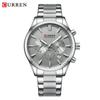 CURREN 8446 Men's Multi-Function Quartz Steel Band Sports Watch