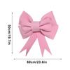 Christmas Bows For Wreaths Large Holiday Topper Ribbon Tie Bow Tree Topper For Home Outdoor Farmhouse Wall Indoor Crafts