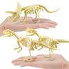 7 Pieces Plastic Dinosaur Skeleton Toys Figures Carfts Collection Educational Gift