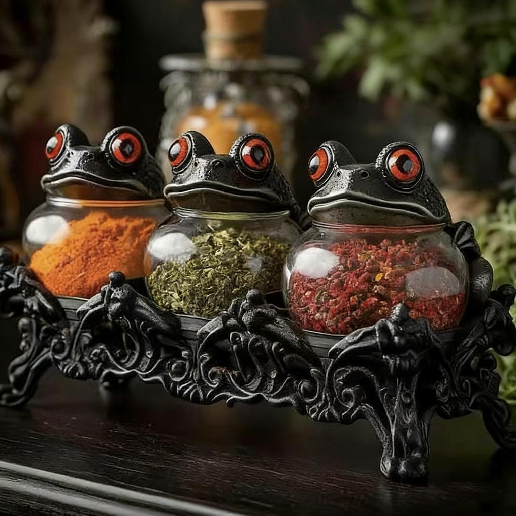 Stylish Themed Glass Spice Jars Ideal For Kitchen Decoration And Special Occasion Like Parties And Celebrations