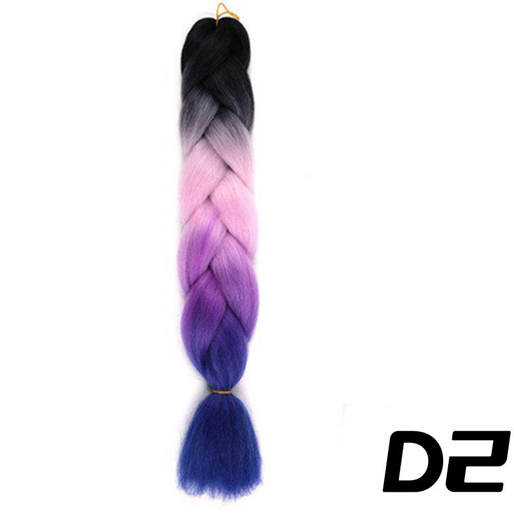 MISS WIG Synthetic Long Braid Ponytail Extension Straight Sleek Wrap Around Colorful Braid Hair Extensions Ponytail Natural Soft For Women Wear