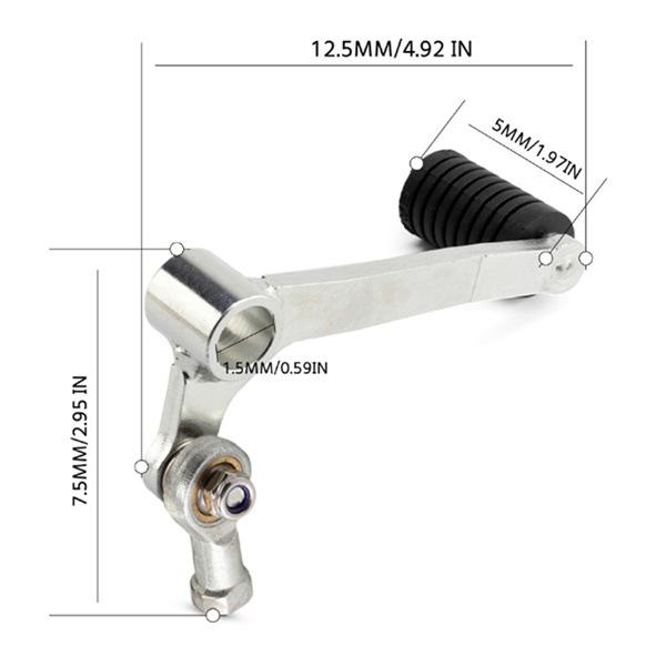 Yamaha YZF R25/R3, MT-25/MT-03 Motorcycle Gear Shift Lever Footrest