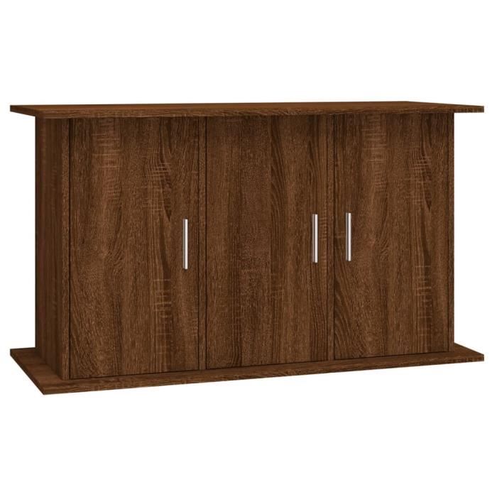 VidaXL Support d'aquarium chêne marron 101x41x58 cm bois d'ingénierie 833638