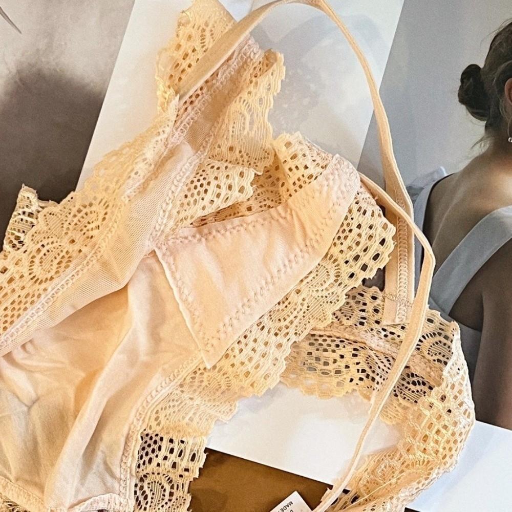 Low Waist Underwear Women Hollow Lace Thong Sweet Lady Panties  Gifts