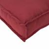 Cushions 2 Pcs Burgundy 40 X 40 X 8 Cm Oxford Fabric