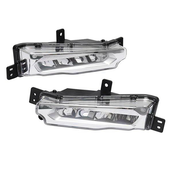 Compatible Right Front LED Daytime Running/Fog Light for 17-19 BMW X3/X4 (Part No. 63177412528)