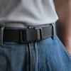 Casual and Versatile Outdoor Sports Buckle Canvas Belt Men's Jeans with Tactical Belt