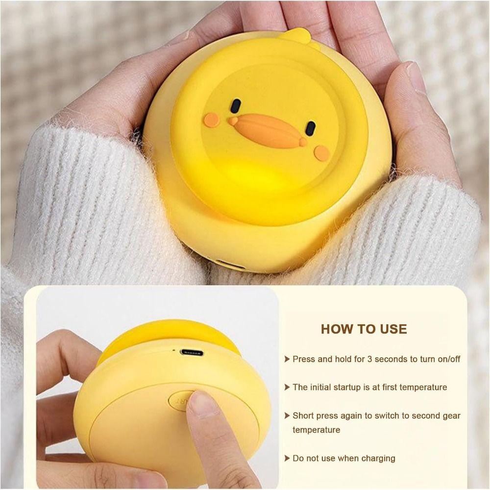 Quick Heating Cartoon Animals Hand Warmer Rechargeable Electric Hand Heater  Women