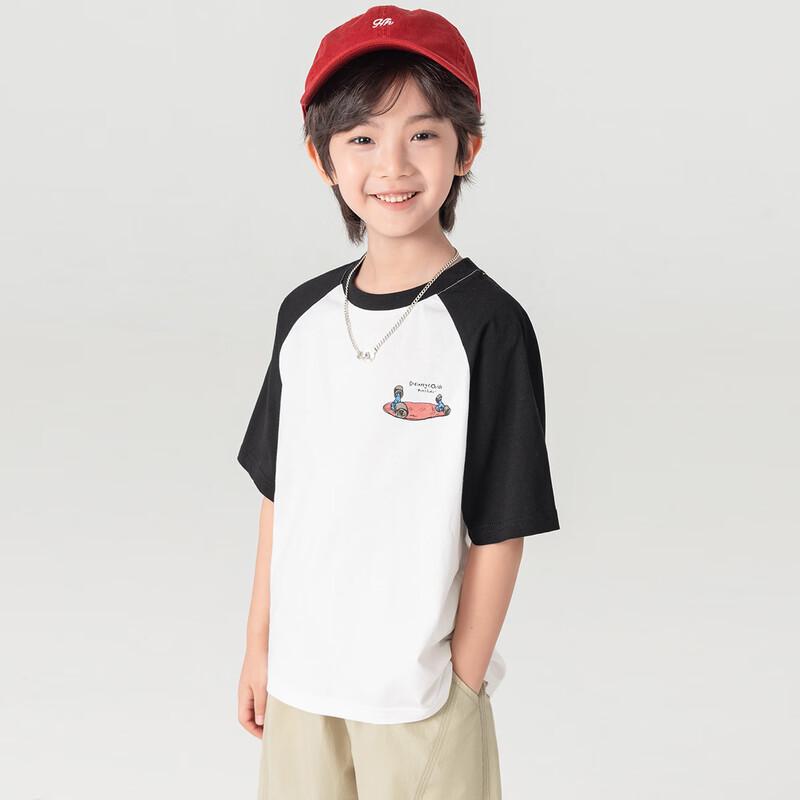 Boy's Cool-Feel Skateboard Print Raglan T-Shirt