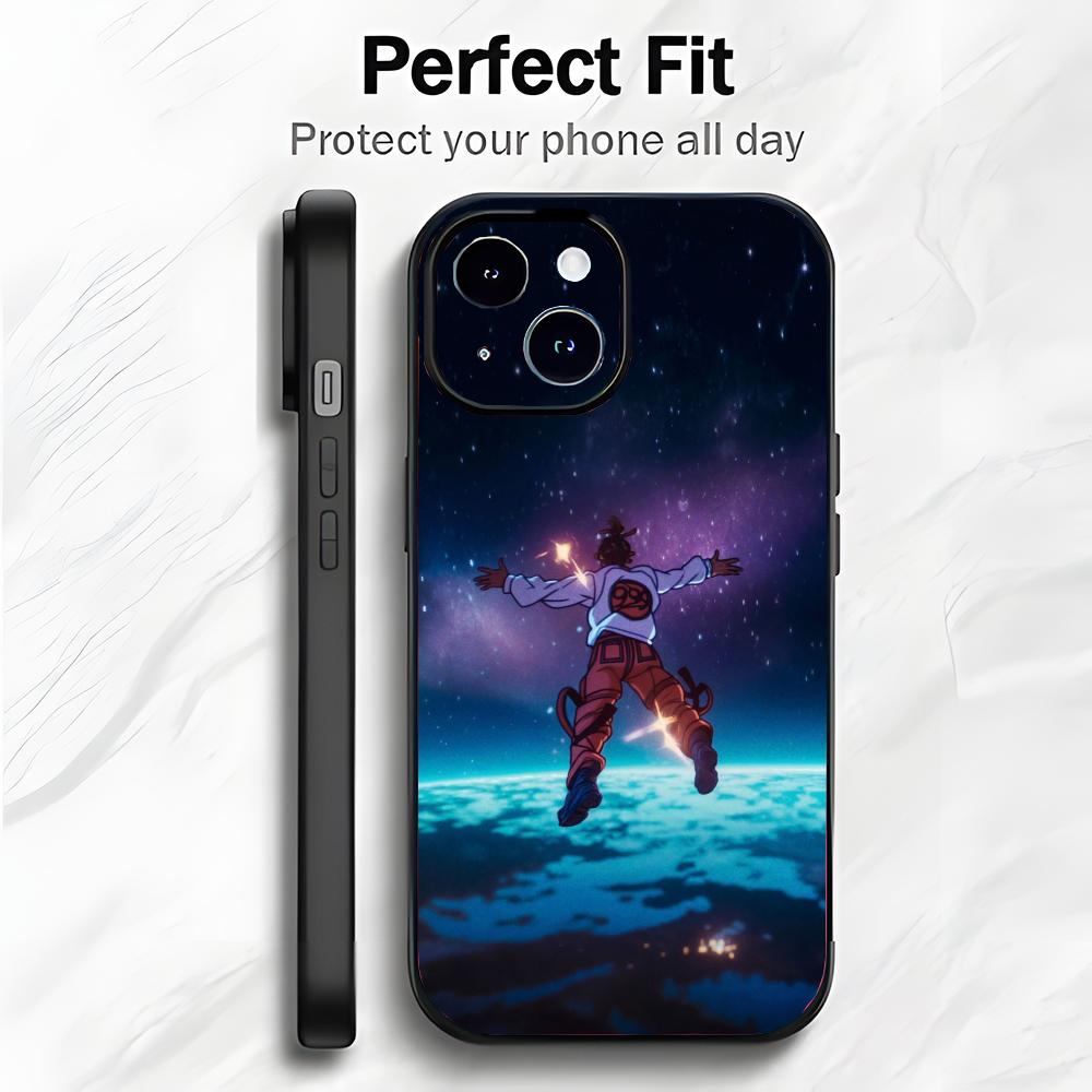 Emotional Rap Star J-Juice WRLD Phone Case Phone Case Soft Packaging Lightweight For iPhone17 16 15 14 13ProMax