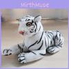 Großes Realistisches Weißes Tiger Plüschtier 30cm Zotteliges Stofftier Perfekt Für Kinder
