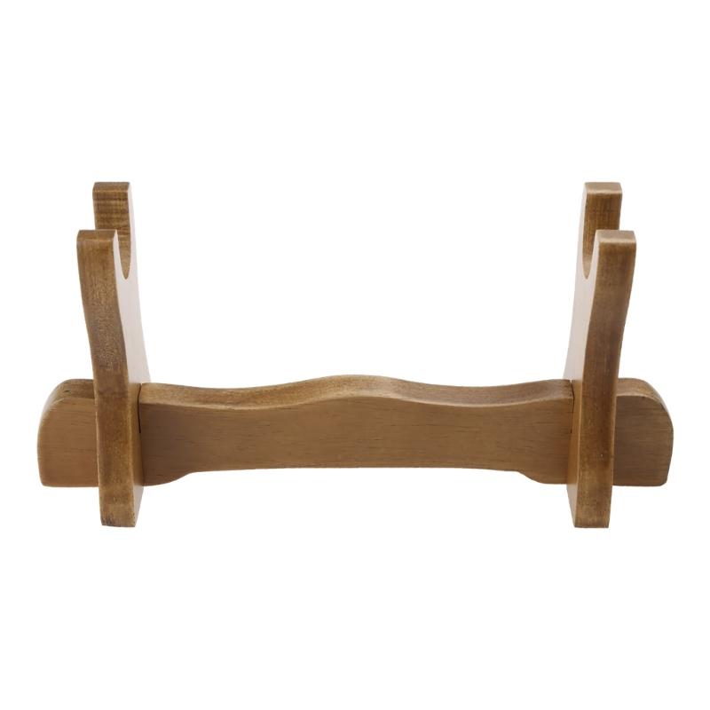 Wood Sword Display Stand Decorative Festival Party Display Bracket Accessory