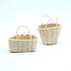Dollhouse Miniature Woven Basket Playset Prop