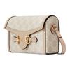 Gucci Horsebit 1955 GG Supreme Canvas Mini Crossbody Bag With Leather Trim For Women Luxury Daily Use