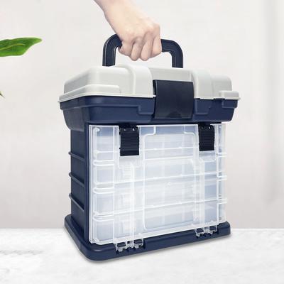Storage Box Multifunctional 5 Layers Portable LUYA Box Sea Fishing Boat Fishing Tools Fishing Box LUYA Bait Box Fishing Tackle