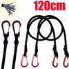 Adjustable Elastic Strap Multipurpose Tie Down Utility Rope Pack 8mm Bungee Cord with Hooks for Camping Luggage Bicycle Cargo