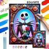 Nightmare Before Christmas Jack Skellington Oil Painting Art Kit Handmade Painting Diy Home Decoration