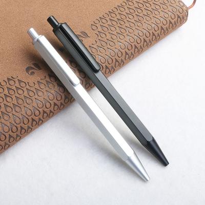 Drukknop Balpen Volledig Metalen Directie Pen Soepel Schrijvende Schrijfpennen Cadeau voor Studenten