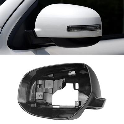 Mitsubishi Outlander 2013-2018 için yan ayna çerçevesi tutucu parlak siyah kanat konut 2014 2015 2016 cam surround trim
