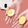 Electric Egg Scrambler in Shell, Golden Egg Spinner Hard Boiled Egg Mixer for Babies, Soft Silicone Pad, Two Way Rotation, Save Time and Effort (US