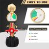 A84X-7PCS 90 Degree Propane Refill Pressure Adapter With Valve And Gauge Sets For QCC1 Propane Tank