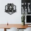 Exclusively Handmade Custom Metal Wall Sculpture Majestic Tiger Premium Black Iron Versatile Indoor Outdoor Decor
