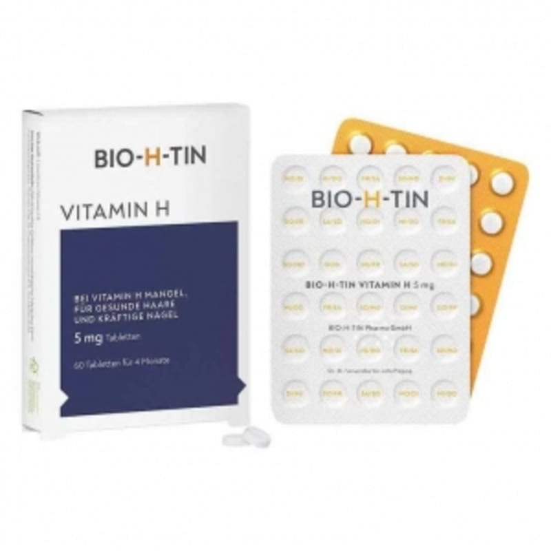 

BIO-H-TIN® Vitamin H 5 mg 60 Tablets