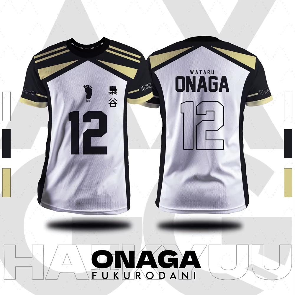 Neues Sommer Herbst Haikyuu Fukurodani Cartoon Anime Cosplay Herren Trikot Sommer Kurzarm Kinder T-Shirt Top Mode Damen T-Shirt