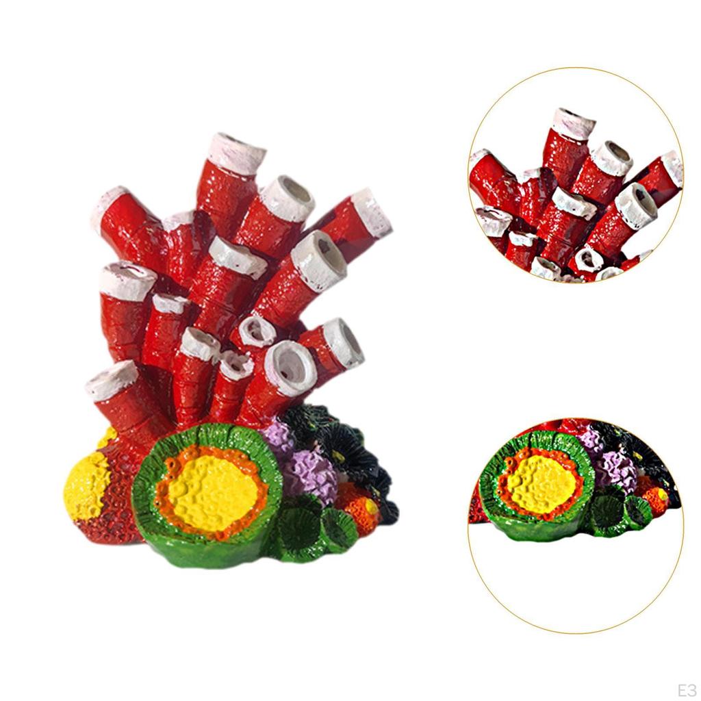 Bubble Coral Ornament Crab Tank Landscape Design Figurine Fish Decor Hermit Hideout