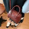2025 New Women's Bowling Bag One Shoulder Crossbody Bag Portable Toast Bag Fashion Large Capacity Pillow Bag