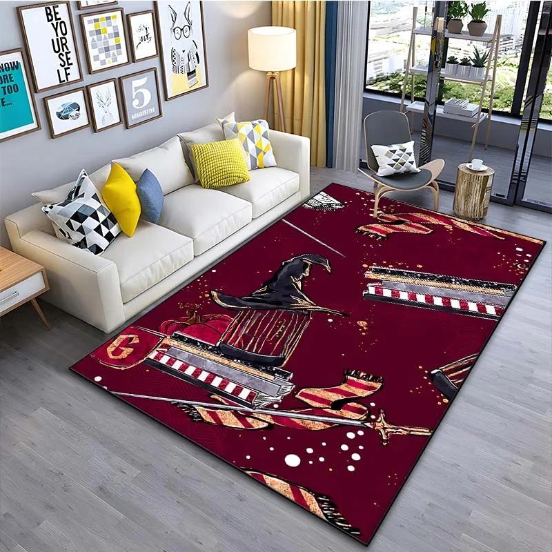 Funny Magic Pattern Carpet Soft Floor Rug for Kids Living Room Bedroom Sofa Doormat Decoration Non-slip Washable Large Size Mat