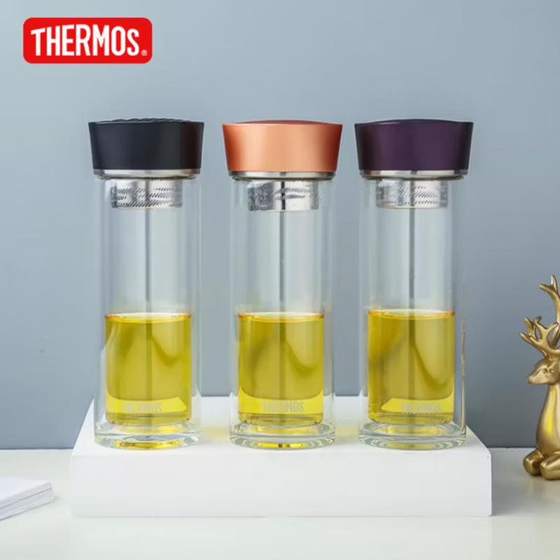 THERMOS Double-Walled Glass Cup