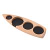 Wooden Coffee Tamper Holder Coffee Tamper Mat Stand Coffee Maker Support Storage Base Beech Small for 51mm 2.0in 53mm
