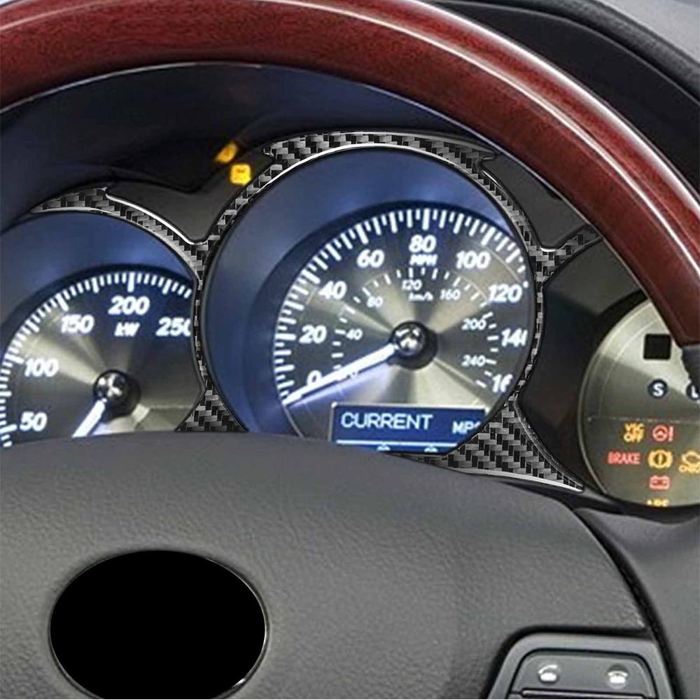 Carbon Fiber Interior Speedometer Frame Cover For Lexus GS300/350/430/450h 06-11