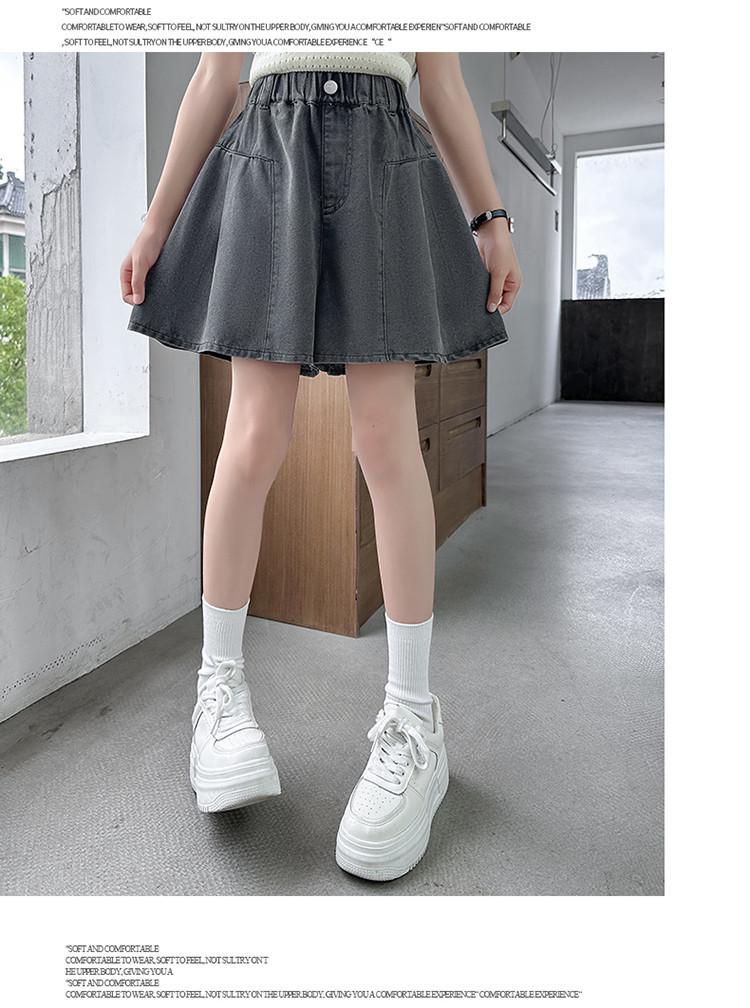 Girls' Summer 2026 Denim Skort for Kids