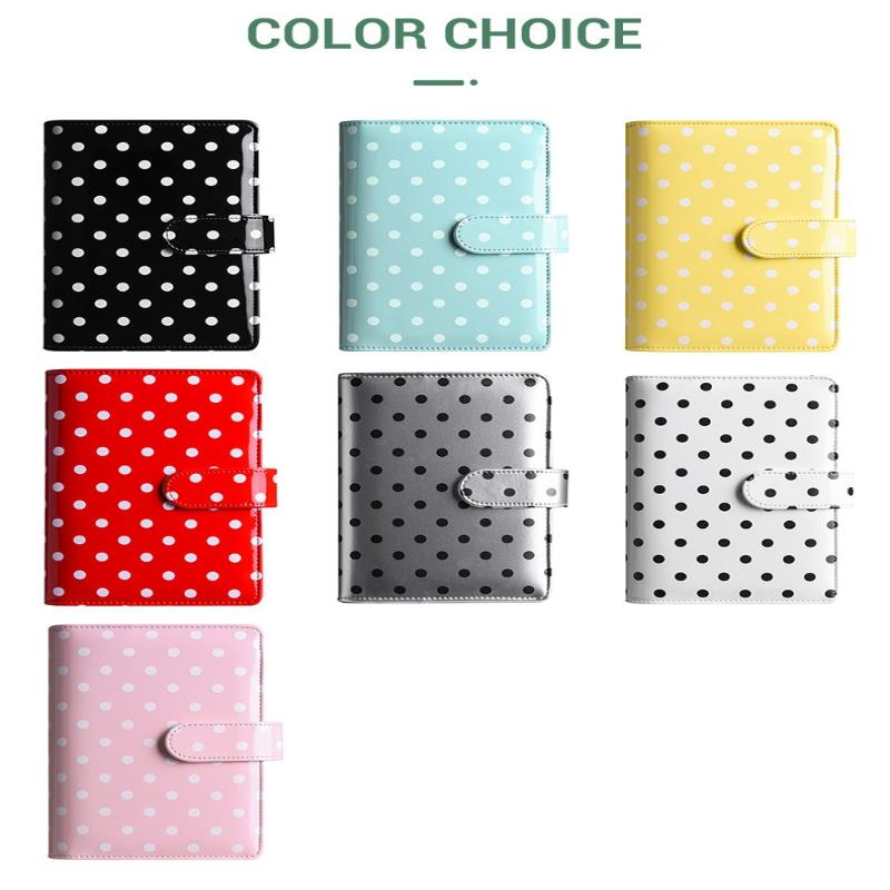 New A6 Pu Leather Notebook Binder Refillable 6 Ring Budget Binder For A6 Filler Paper, Loose Leaf Personal Planner Binder Cover