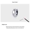 Pure Heart Sterling Silver Zircon Bracelet with Heart-Shaped Spacer Beads